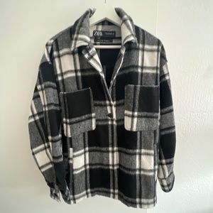 Zara flannel shaket style